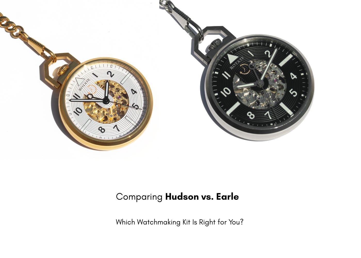 Comparing Hudson and Earle Watchmaking kit