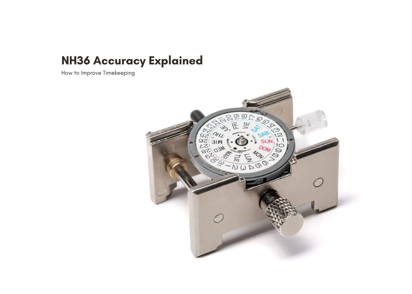 NH36 Accuracy: Improve Your Mechnical Watch Timekeeping