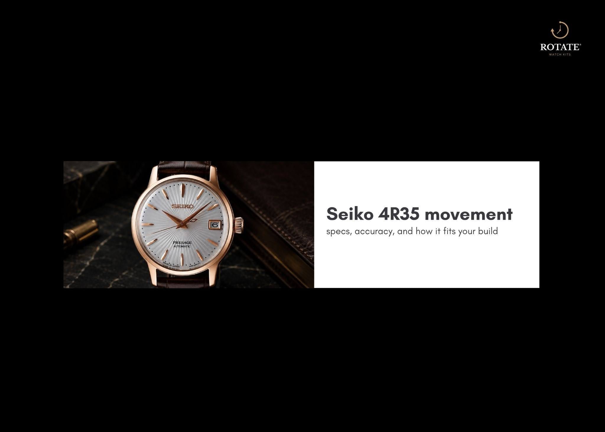 Seiko 4R35 movement: specs, accuracy, and how it fits your build