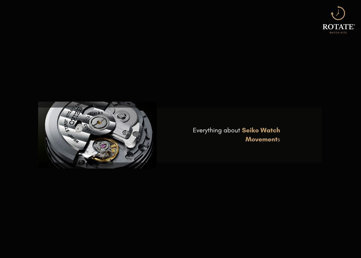 Best Seiko Watch Movements