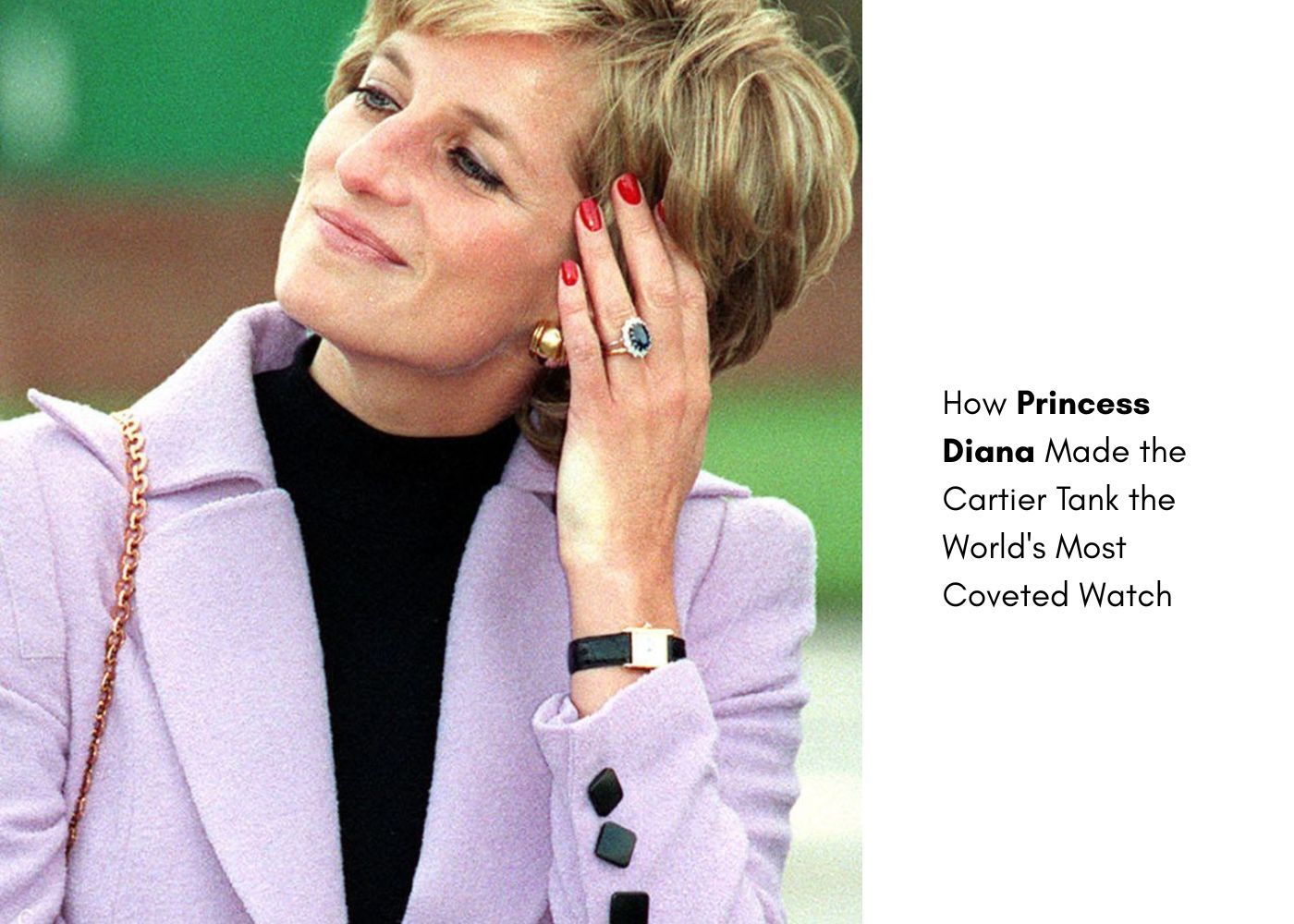 How Princess Diana Made the Cartier Tank the World's Most Coveted Watch