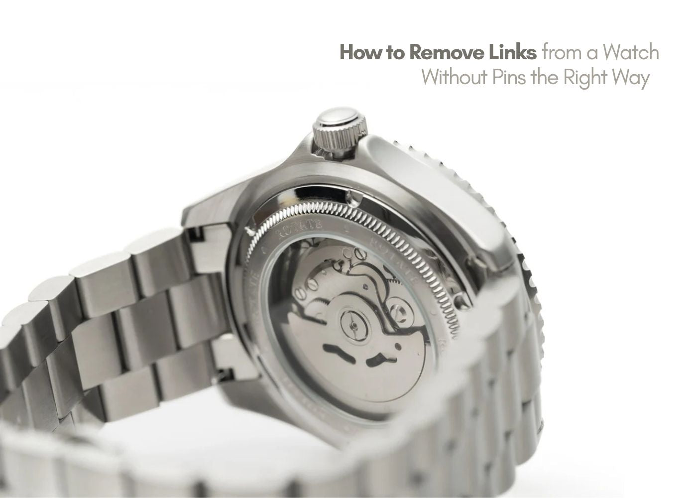 remove links from watch without pins