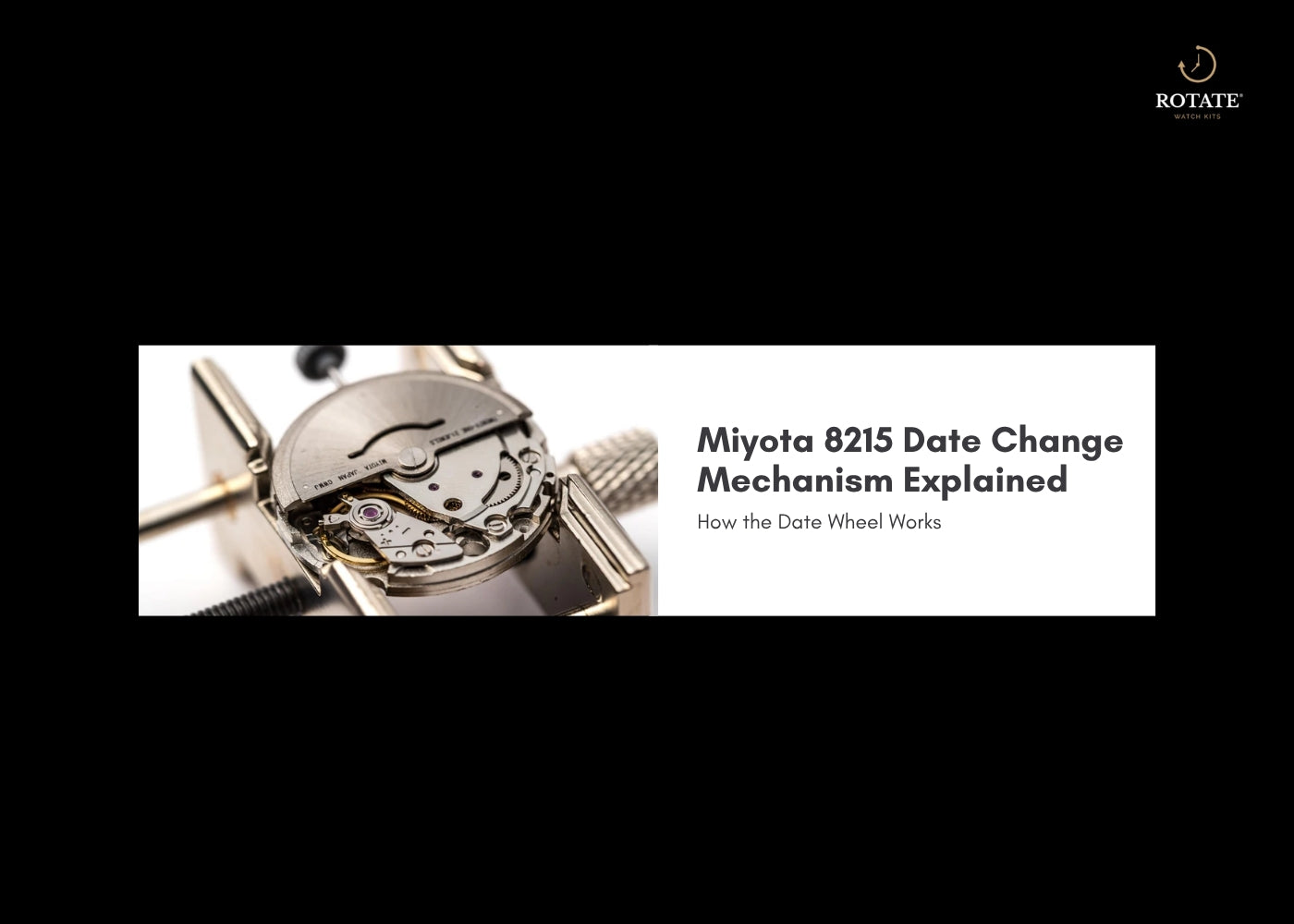 Miyota 8215 Date Change Mechanism Explained: How the Date Wheel Works
