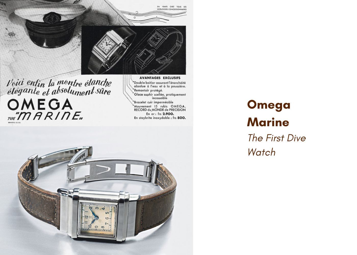 Exploring the Legacy of Omega Marine: The First Dive Watch