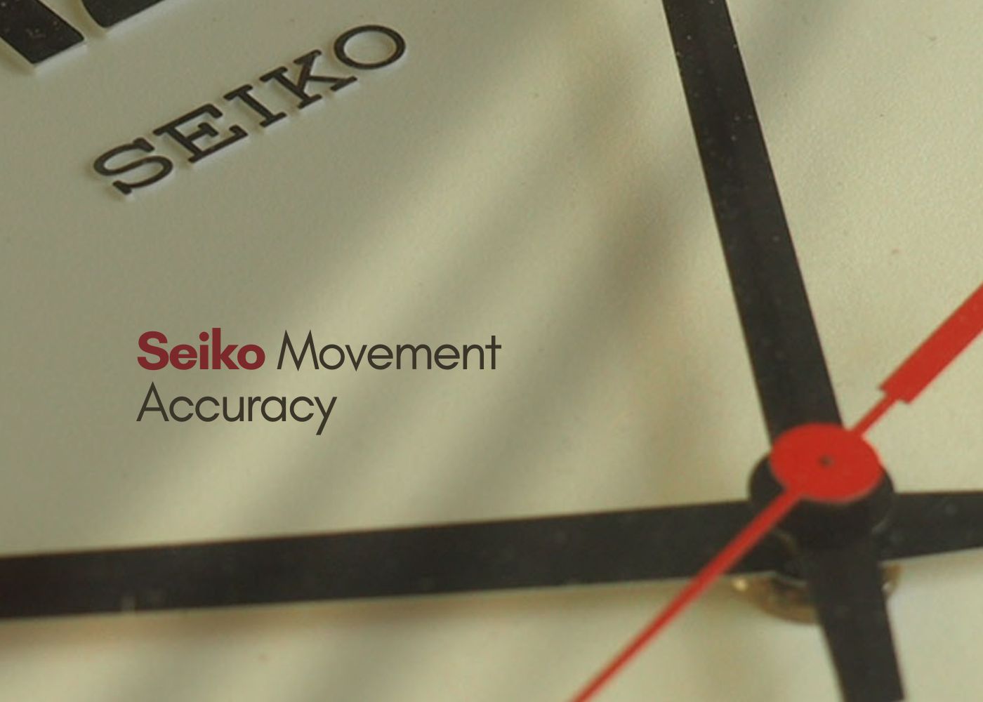 Seiko Movement Accuracy