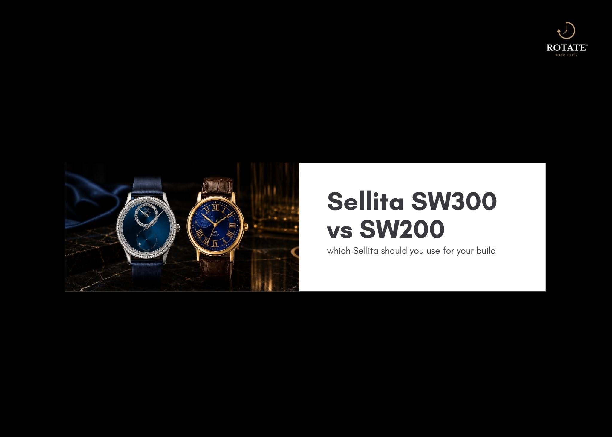 Sellita SW300 vs SW200: which Sellita should you use for your build
