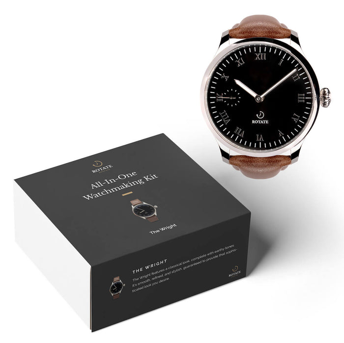 Wright Watchmaking Kit | DIY Wristwatch Building Kit | Rotate Watches