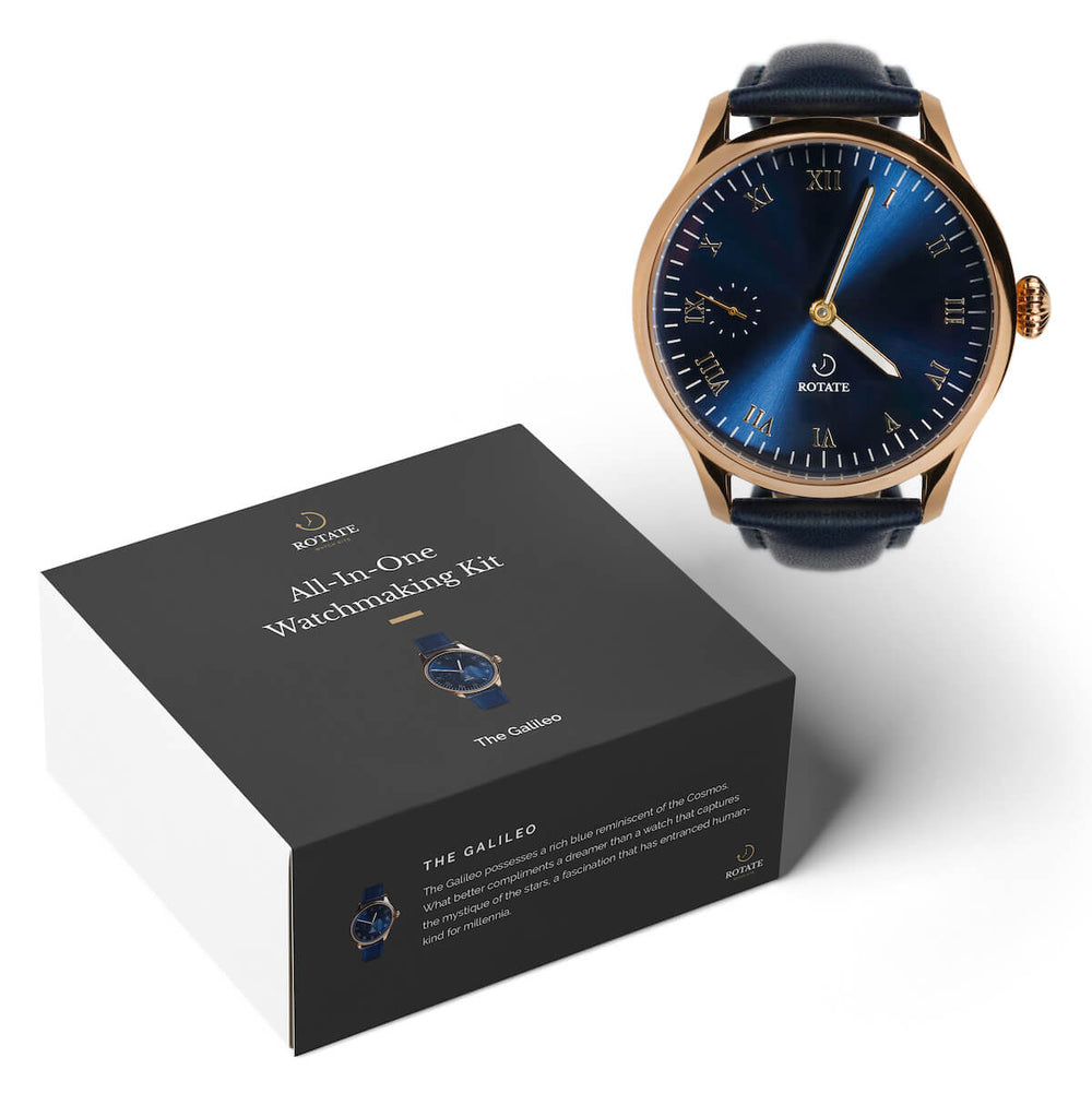 Watch Model Kit Galileo Watchmaking Kit | Wristwatch Building Kit | Rotate Watches